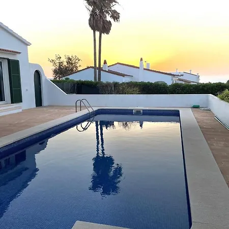 別荘 For 8 With Sea View And Pool In Salgar *